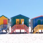 beach house at Muizenberg Cape Town, beach huts, Muizenberg, Cape Town, False Bay, South Africa