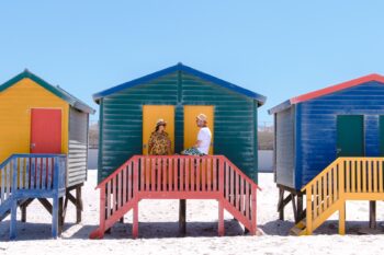 beach house at Muizenberg Cape Town, beach huts, Muizenberg, Cape Town, False Bay, South Africa