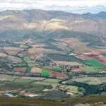 Landscape in Matjies River Valley as from the Swartberg Pass